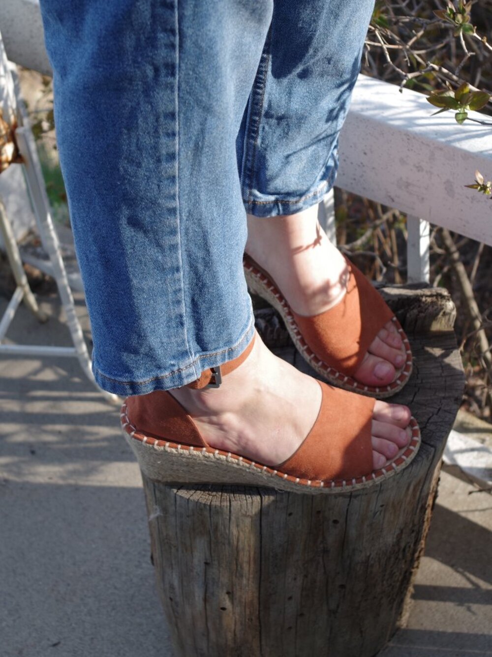Ladies Vegan Leather Wedges By Anko